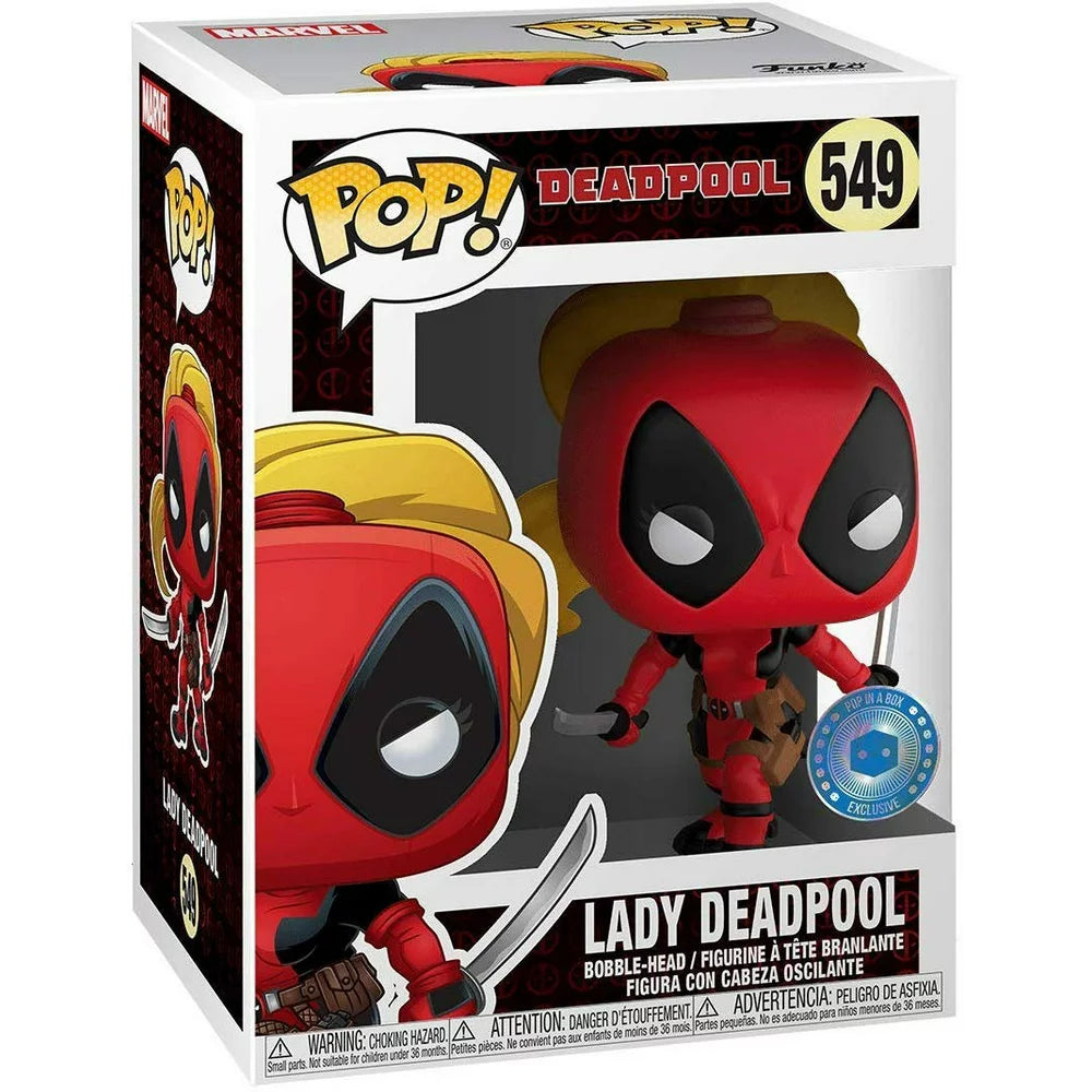 Funko POP! Deadpool #549 - Lady Deadpool PIAB Exclusive + PROTECTOR!