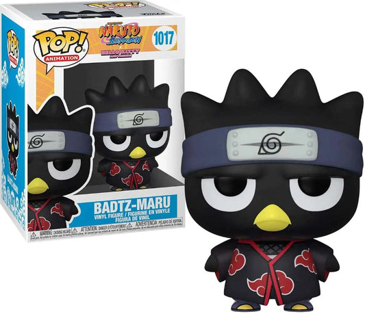 Funko POP! Sanrio Shonen Jump Hello Kitty and Friends x Naruto - Badtz-Maru Itachi #1017 + PROTECTOR!