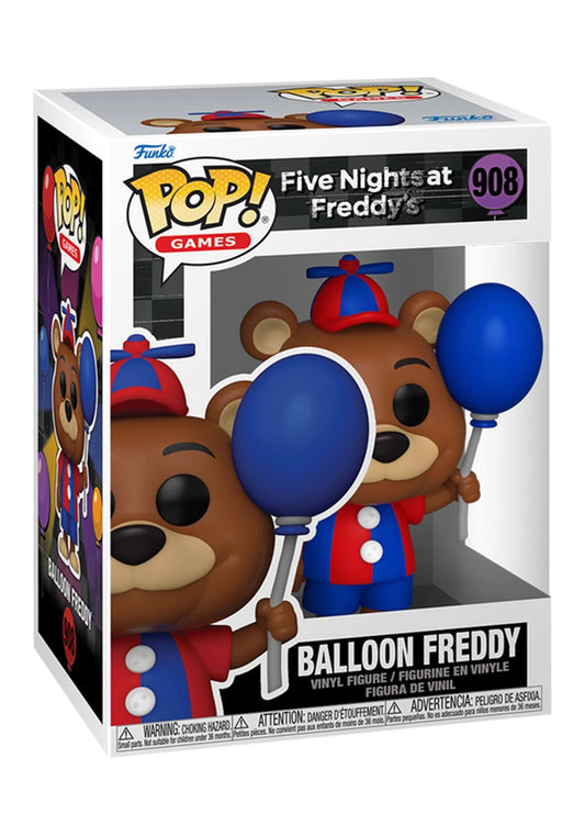 Funko Pop! Games: Five Nights at Freddy's (FNAF) 908 Balloon Freddy + Free Protector