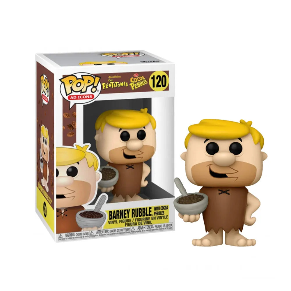 Funko POP! Ad Icons - Flintstones- Barney with Cocoa Pebbles #120 + pr ...