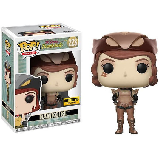 Funko POP! Heroes: DC Comics Bombshells #223 - Hawkgirl Hot Topic Exclusive +PROTECTOR!
