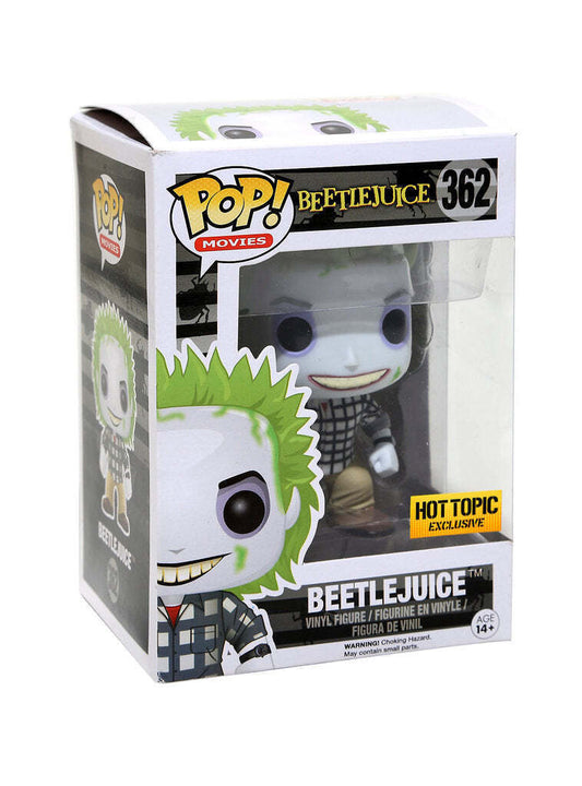 362 Funko Pop! Beetlejuice: Beetlejuice Plaid Suit (Exclusive) (Adam's Clothes) + Protector