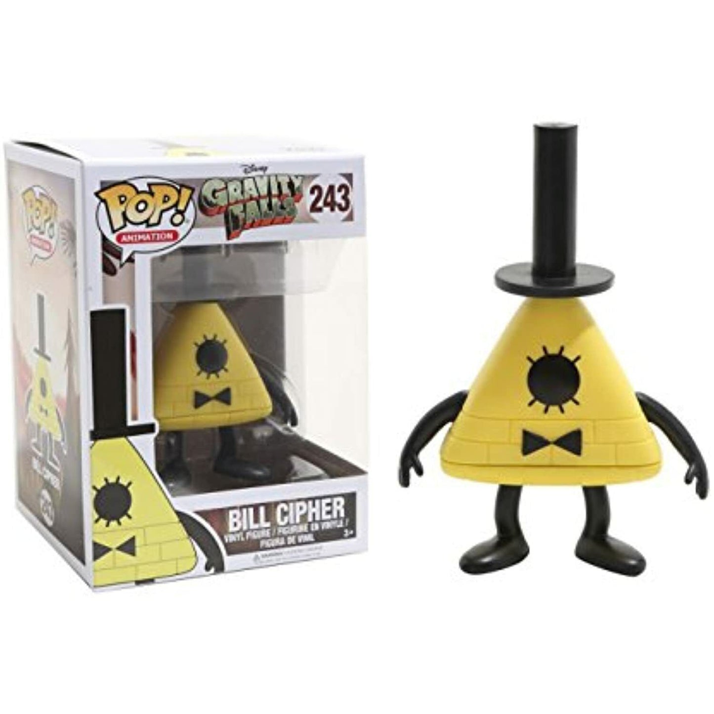 Funko POP! Disney Gravity Falls BILL CIPHER Figure #243 + Protector