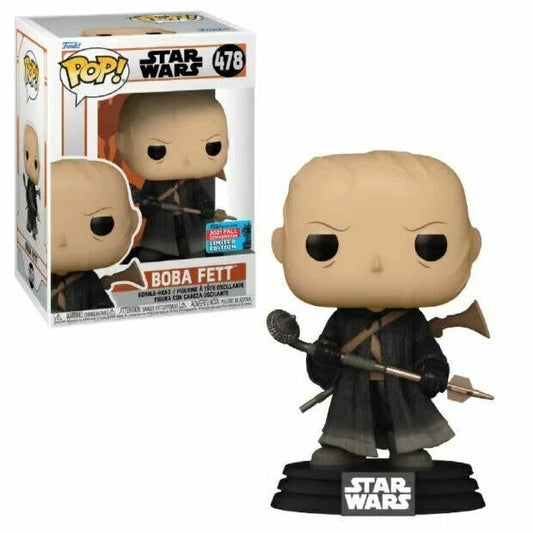 Funko Pop! BOBA FETT 478 NYCC FALL 2021 CONVENTION EXCLUSIVE STAR WARS + Free Protector