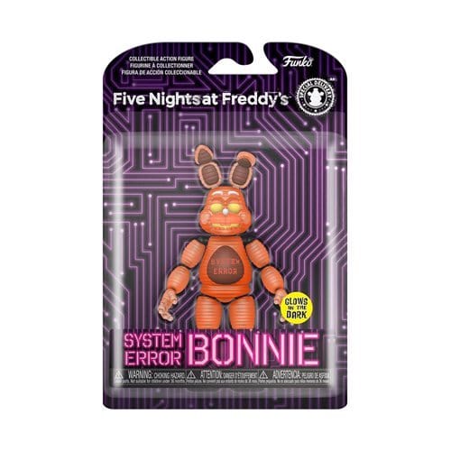 Funko Action Figure! Five Nights at Freddy's High Score System Error Bonnie Series 7 Glow in the Dark Figure