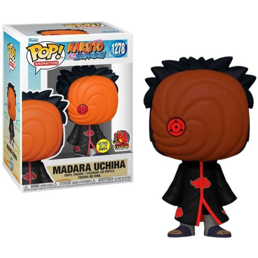 Funko POP! Animation: Naruto Shippuden - Madara uchiha OFFICAL Dragon trading gitd exclusive #1278 + PROTECTOR!