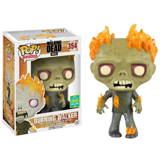 Funko POP! Television - The Walking Dead #354 - Burning Walker 2016 summer convention + PROTECTOR!