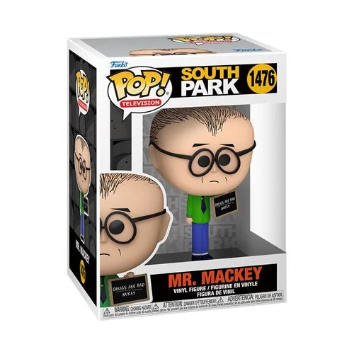 South Park Mr. Mackey with Sign Funko Pop! Vinyl Figure #1476 + PoP Protector