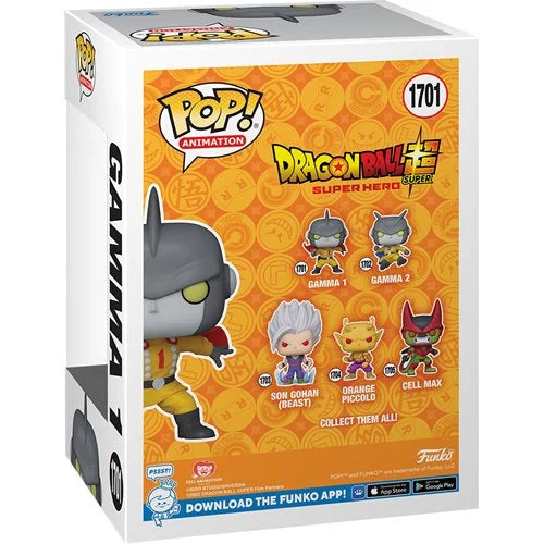 Funko Pop! Dragon Ball Super: Super Hero- Gamma 1 1701 + Free Protector