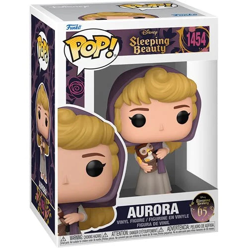 Sleeping Beauty 65th Anniversary Aurora with Owl Funko Pop! Vinyl Figure #1454 + PoP Protector