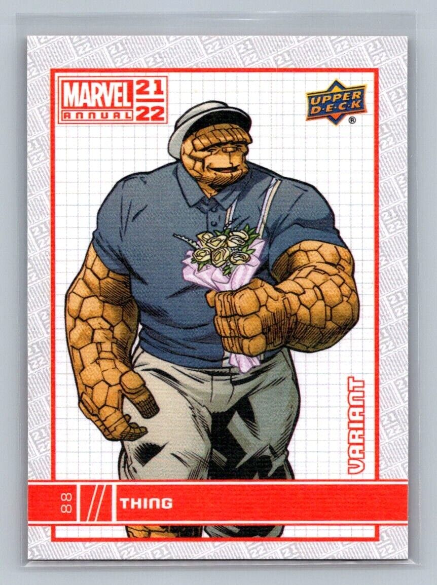 THING 2021-22 Upper Deck Marvel Annual Canvas Variant #88