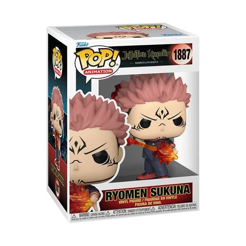 Preorder Jujutsu Kaisen Ryomen Sukuna (Fire Arrow) Funko Pop! Vinyl Figure #1887 + Protector