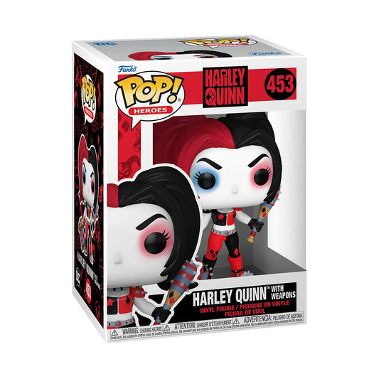 Funko Pop! DC Harley Quinn with Weapons 453 + Free Protector