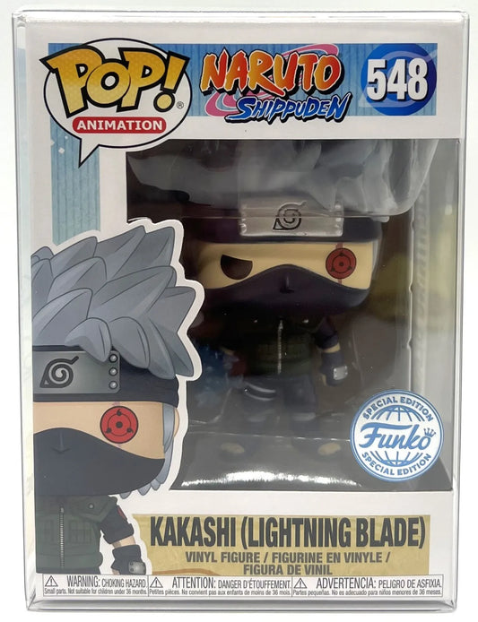 Funko PoP! Naruto Shippuden 548 Kakashi (Lightning Blade) Funkk Special Edition + POP PROTECTOR