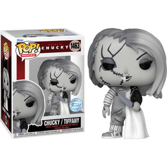 1463 Bride of Chucky (1998) - Chucky / Tiffany Pop! Vinyl Figure + PoP Protector