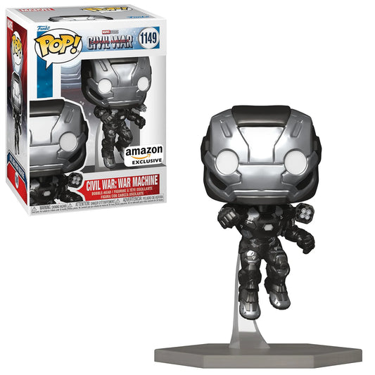Funko POP! Marvel: Captain America - Civil War: War Machine Amazon Exclusive #1149 + PROTECTOR!