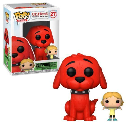 Funko Pop! Vinyl: Clifford the Big Red Dog - Clifford with Emily Elizabeth #27 + PoP Protector