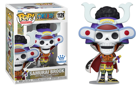 Funko POP! Animation: One Piece - Samurai Brook FUNKO SHOP EXCLUSIVE #1129 + PROTECTOR!