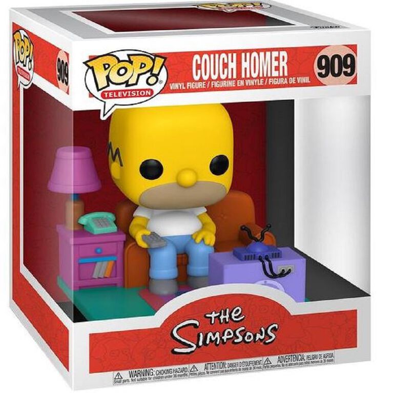 Funko Figurine The Simpsons - Deluxe Couch Homer Watching Tv Pop 909