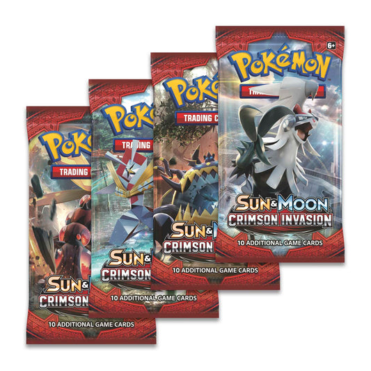 Pokemon TCG! Sun & Moon Crimson Invasion  Sealed Booster pack! (You are purchasing 1 booster pack)