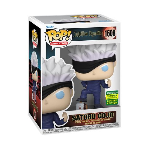 Funko Pop! Jujutsu Kaisen - Satoru Gojo #1608 2024 SDCC - Shared Convention Exclusive + PROTECTOR