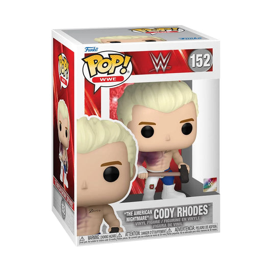 WWE The American Nightmare Cody Rhodes Funko Pop! Vinyl Figure #152 + PoP Protector