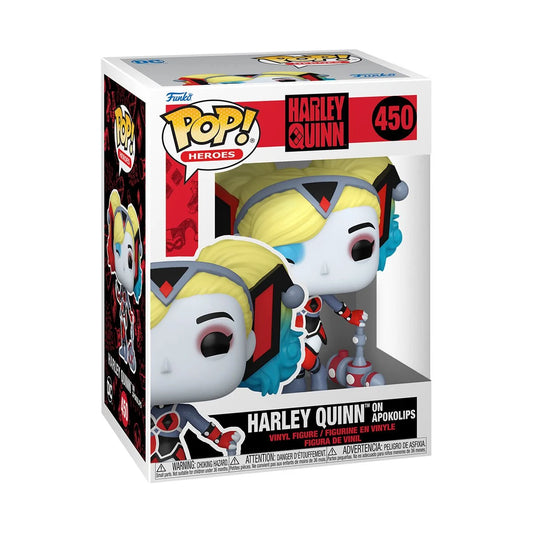 Harley Quinn on Apokolips Funko Pop! Vinyl Figure #450 + PoP Protector