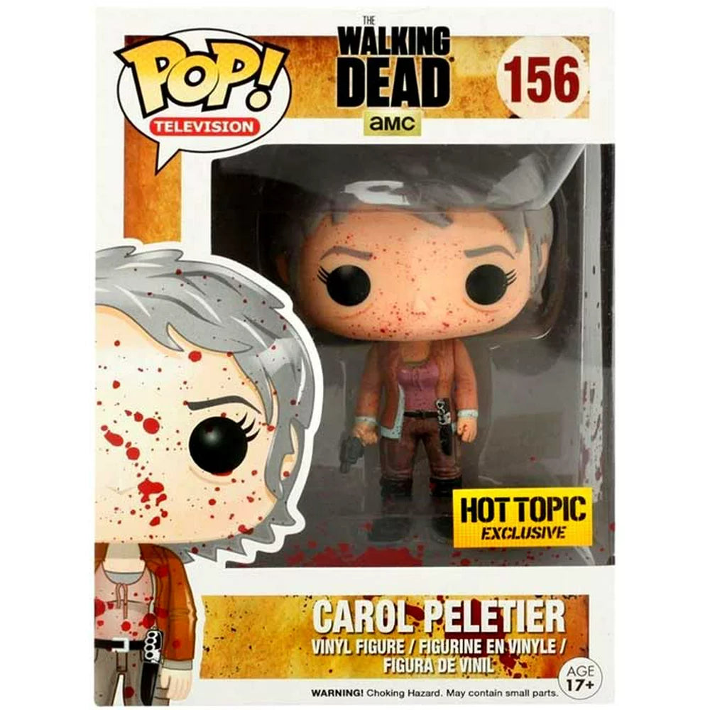 Funko POP! Television: The  Walking Dead #156 - Carol Peletier Hot Topic Exclusive + PROTECTOR!
