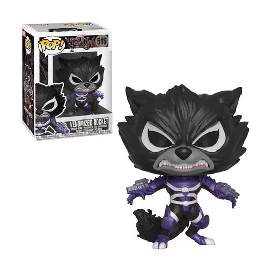 Funko POP! Marvel Venom #515 - Venomized Rocket + PROTECTOR! (VAULTED)