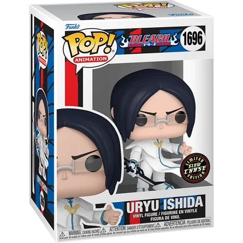 Bleach Uryu Ishida Funko Pop! Vinyl Figure #1696 GLOW CHASE + Free Protector