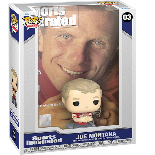 Preorder Sports Illustrated NFL Joe Montana Funko Pop! Cover #03 with Case