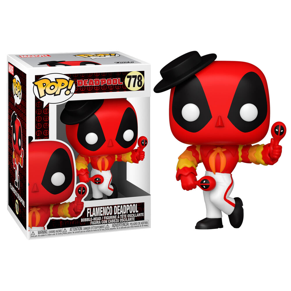 Funko POP! Deadpool: #778 - Flamenco Deadpool + PROTECTOR!