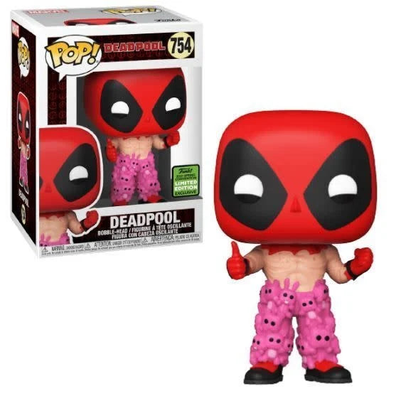 754	Funko Pop! - Marvel Deadpool - Deadpool (with Teddy Pants) 754 *2021 Spring Convention Limited Edition Exclusive*