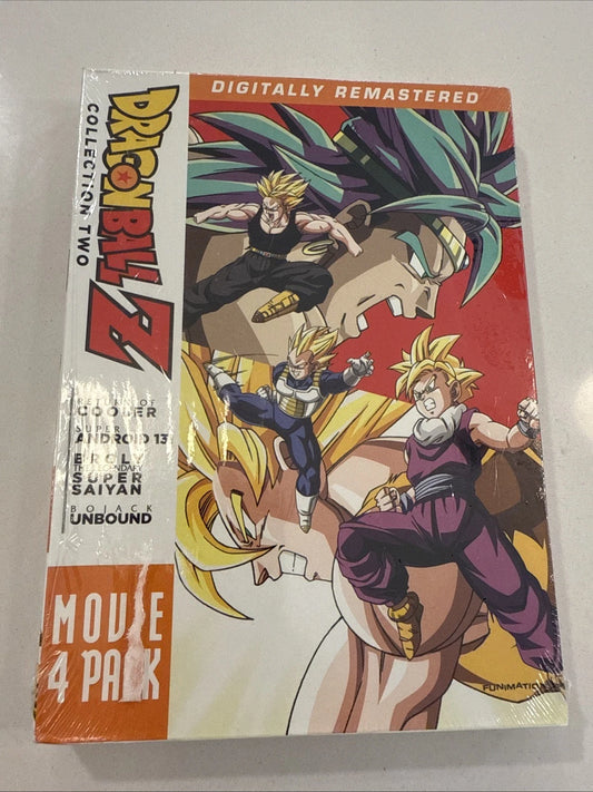 Dragon Ball Z: Collection Two 4-Movie Pack Digitally Remastered DVD. Sealed.