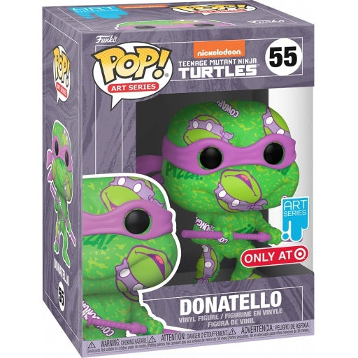 Funko Pop Teenage Mutant Ninja Turtles Donatello #55 Target -Art Series Sealed in hardstack