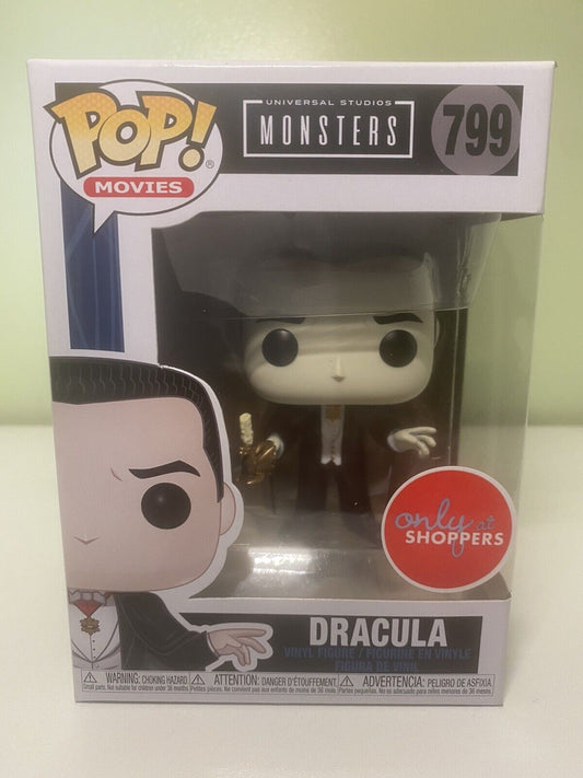 Universal Studios Monsters Funko Pop DRACULA 799 Only At Shoppers + PoP Protector