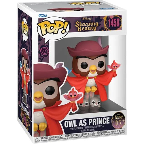 Sleeping Beauty 65th Anniversary Owl as Prince Funko Pop! Vinyl Figure #1458 + PoP Protector