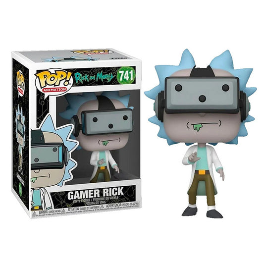 Funko Pop! Rick and Morty Gamer Rick #741 Vinyl Figure Ebgames Exclusive sticker