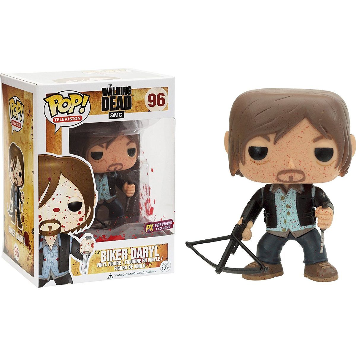 Funko POP! Television - The Walking Dead #96 - Biker Daryl px previews + PROTECTOR!
