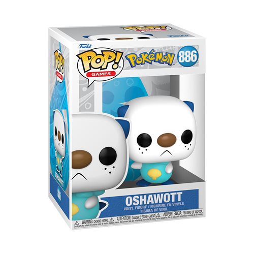 Pokemon Oshawott Funko Pop! Vinyl Figure #886 + PoP Protector