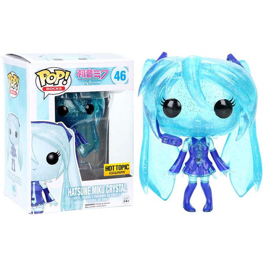Funko POP! Hatsune Miku Crystal 46 Hot Topic Exclusive (VAULTED) + PROTECTOR!