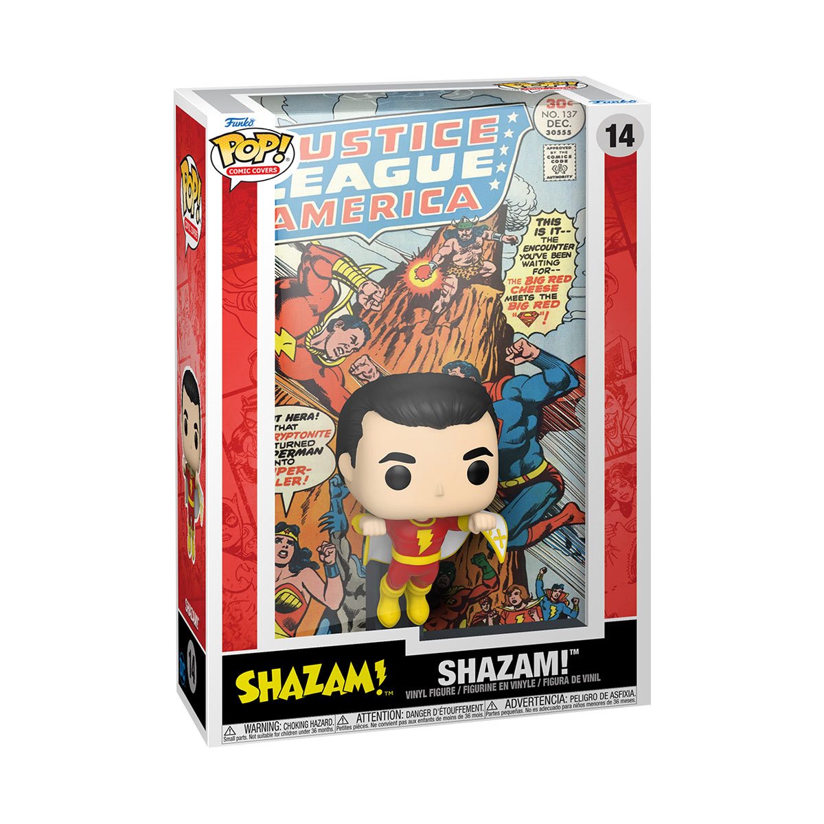 Shazam Funko Pop! Comic Cover Figure with Case #14