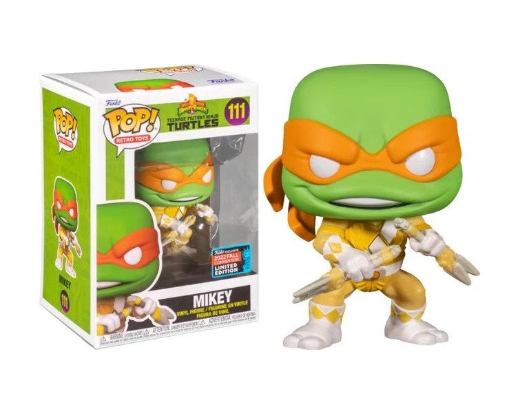 Funko POP! Retro Toys - Teenage Mutant Ninja Turtles #111 Mikey 2022 fall convention + PROTECTOR!
