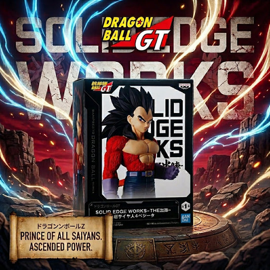 Banpresto Dragon Ball GT Solid Edge Works – Super Saiyan 4 Vegeta! 🔥 Online Only