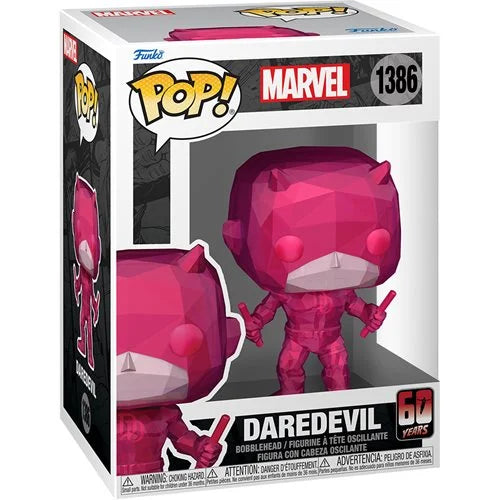 Preorder Daredevil 60th Anniversary Facet Funko Pop! Vinyl Figure #1386 + PoP Protector