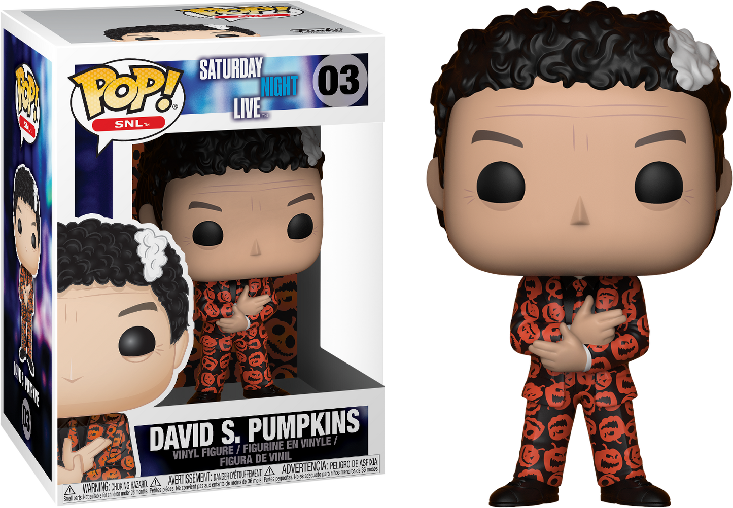 Funko POP! Saturday Night Live - David S Pumpkins #03 + PROTECTOR!