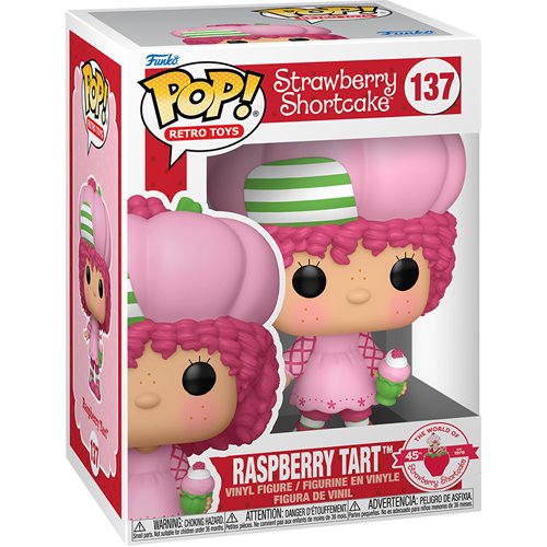 Funko Pop! 45th Anniversary Strawberry Shortcake Raspberry Tart 137 + Free Protector