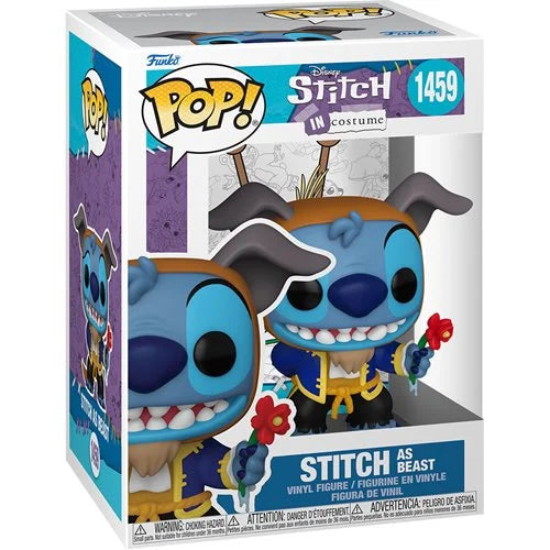 Lilo & Stitch Costume Stitch as Beast Funko Pop! Vinyl Figure #1459 +  PoP Protector