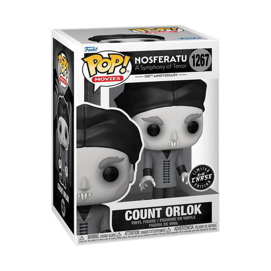 Nosferatu Count Orlok Funko Pop! Vinyl Figure #1267 Limited Black and White CHASE + PoP Protector