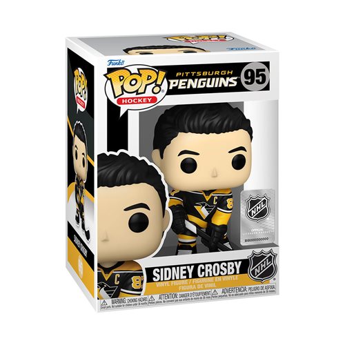 NHL Penguins Sidney Crosby Funko Pop! Vinyl Figure #95 + PoP Protector